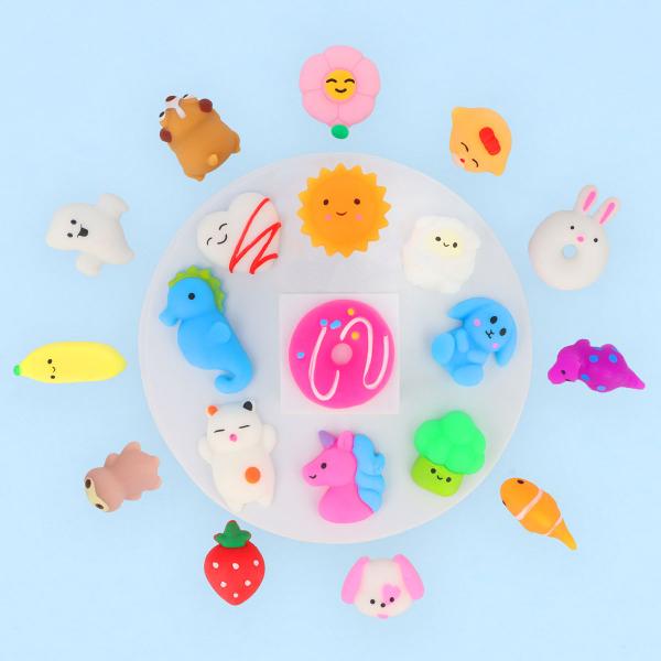 Squishy Stressleke 3-7 cm