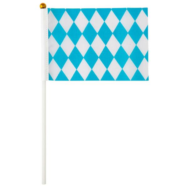 Oktoberfest Håndflagg Bayersk 6-pakning
