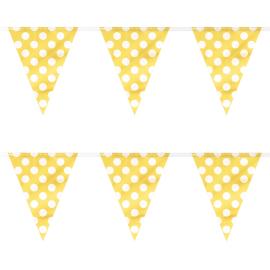 Polka Dot Gul Vimpelgirlander