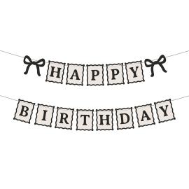 Happy Birthday Girlander med Sl&oslash;yfer 1 m