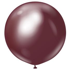 Latexballonger Vinr&oslash;d Krom 60 cm 2-pakning