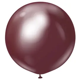 Latexballonger Vinr&oslash;d Krom 60 cm 2-pakning