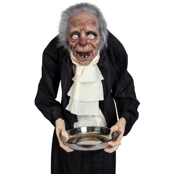 Animert Skummel Gammel Butler 153 cm