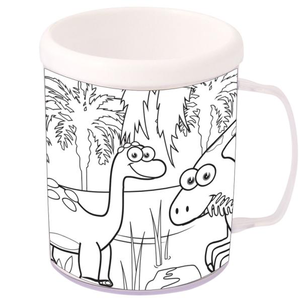 Dinosaurkrus for Fargelegging