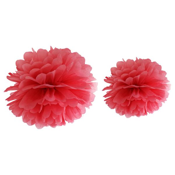 Pom Pom Pynt Rød
