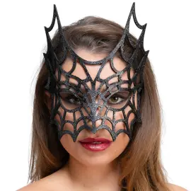 Glitrende Øyemaske Spindelvev