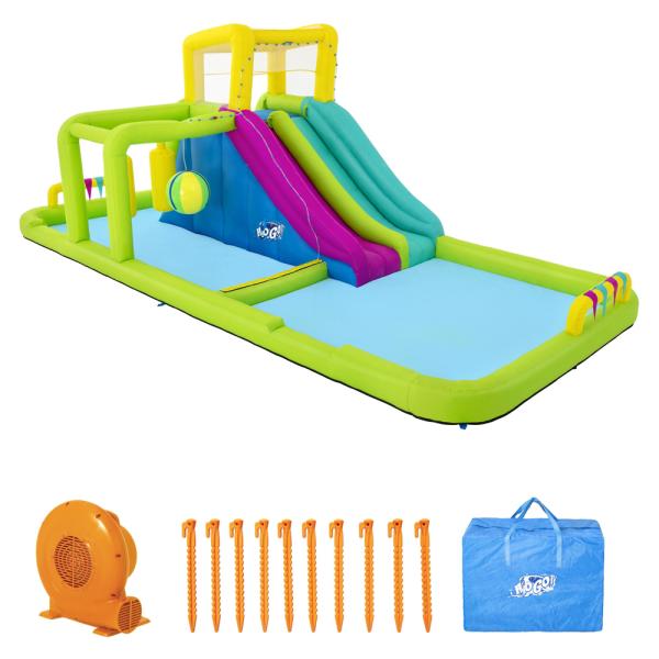 Oppblåsbart Badeland Splash Course Mega