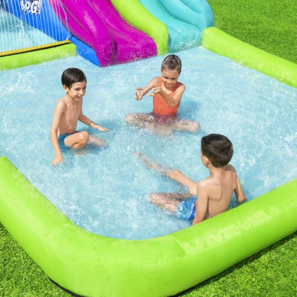 Oppblåsbart Badeland Splash Course Mega