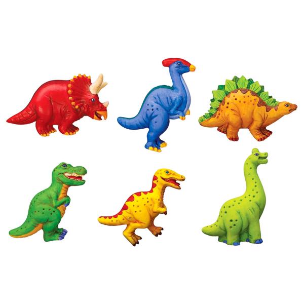 Støp og Mal Dine Egne Dinosaurer