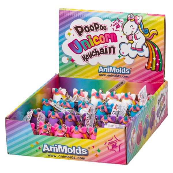 Poop Unicorn Nøkkelring
