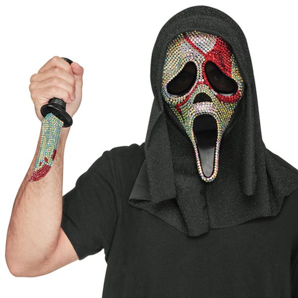 Blodig Spøkelse Maske/Kniv