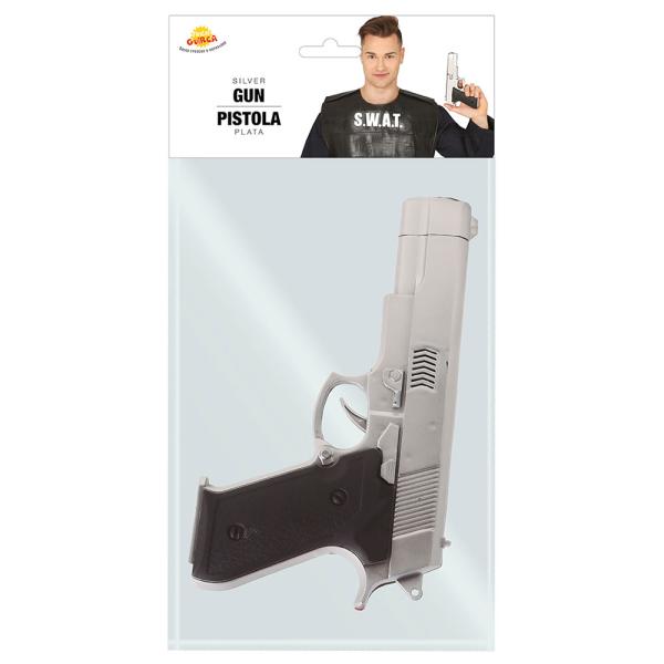 Sølv Lekepistol 24 cm
