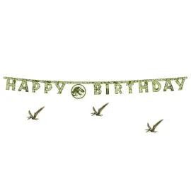 Jurassic World Happy Birthday Girlander 165 x 45 cm