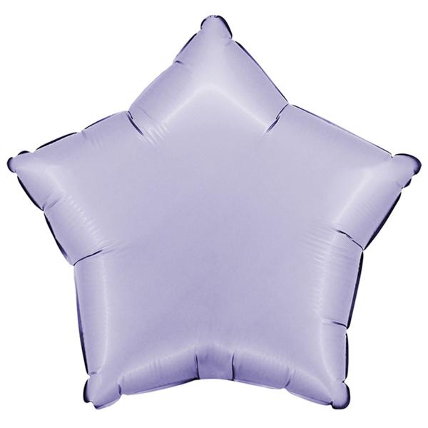 Folieballong Stjerne Satin Lilla