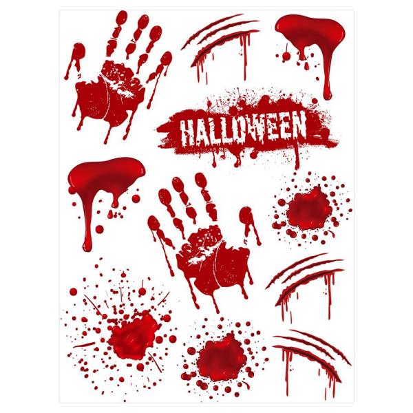 Vinduspynt Blodig Halloweenfest
