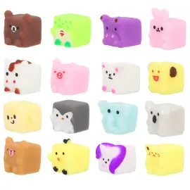Squishy Blokkdyr Leke 3 cm