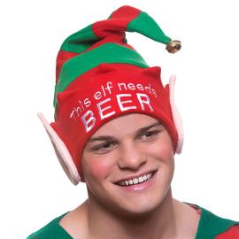 Nisselue med &Oslash;rer This Elf Needs Beer