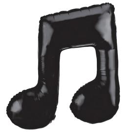 Folieballong Dobbel Musikknote 66 x 68 cm
