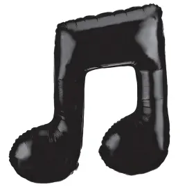 Folieballong Dobbel Musikknote 66 x 68 cm