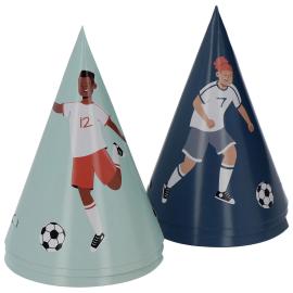 Partyhatter Fotballbursdag 6-pakning