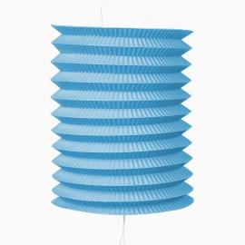 Papirlampe Sylinder Lyseblå
