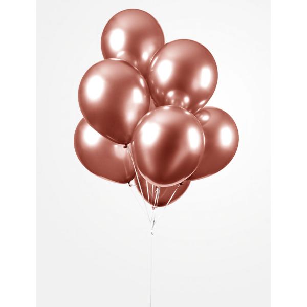 Latexballonger Chrome Kobber