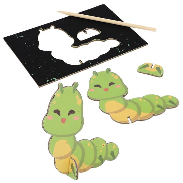 3D Skrapepuslespill Insekter