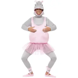 Ballerina Flodhest Kostyme