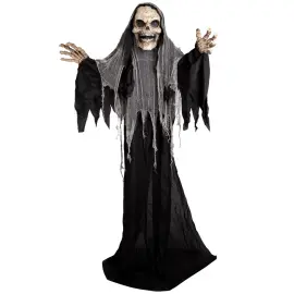 Animert Mannen med Lj&aring;en Skjelettfigur 180 cm