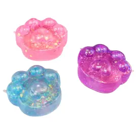 Klemmeleke Glitrende Pote 6,5 x 7 x 3 cm