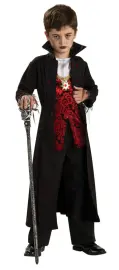 Gotisk Vampyr Barn Kostyme
