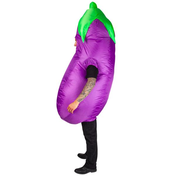 Oppblåsbar Aubergine Kostyme