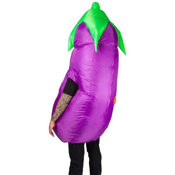 Oppblåsbar Aubergine Kostyme
