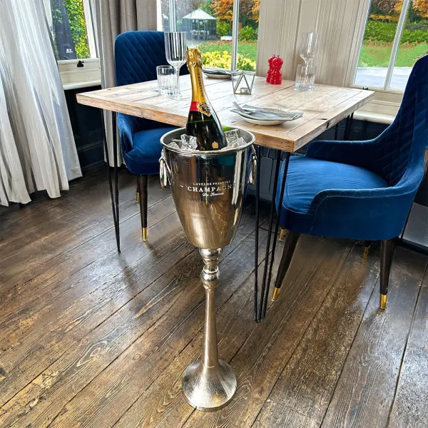 Sølv Flaskekjøler Stål 80 cm