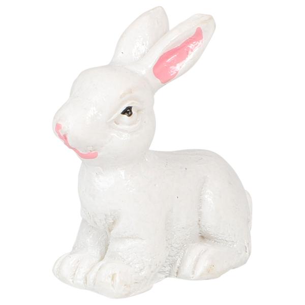 Kanin Hvit 3 cm 4-pakning