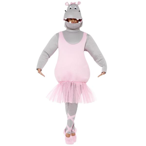 Ballerina Flodhest Kostyme
