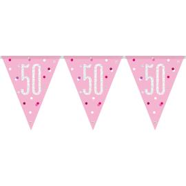 Flaggirlander 50 år Rosa & Sølv