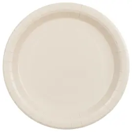 Papptallerkener Beige 23 cm 6-pakning