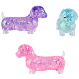 Klemmeleke Glitrende Dachshund 11 x 4 x 7 cm