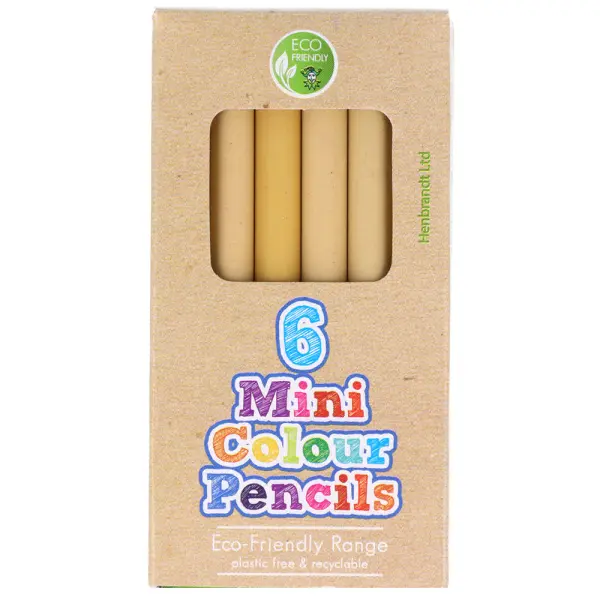 Mini Fargeblyanter 6-pakning