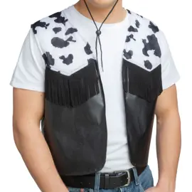 Cowboy Vest med Kum&oslash;nster