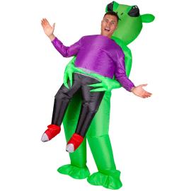 Oppblåsbar Carry Me Alien Kostyme