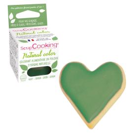Spiselig Pulverfarge Grønn ScrapCooking