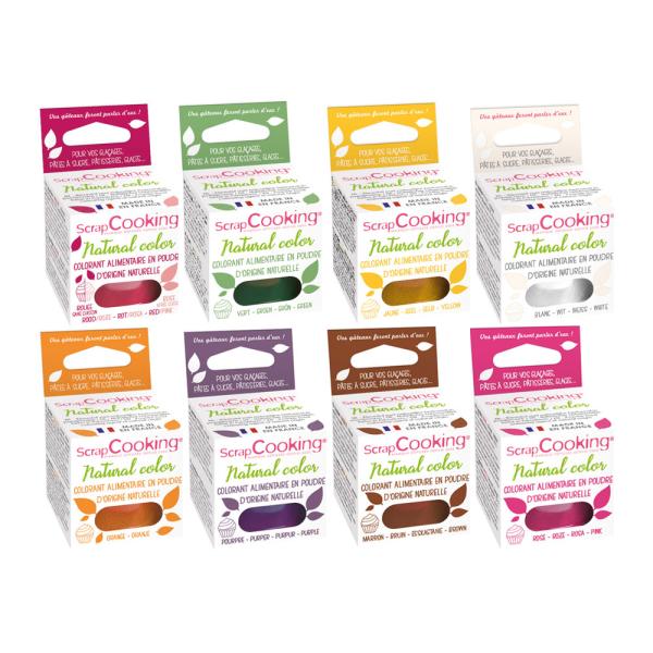 Spiselig Pulverfarge Brun ScrapCooking