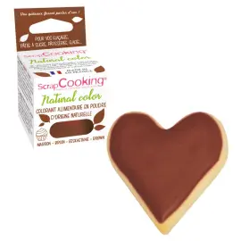 Spiselig Pulverfarge Brun ScrapCooking