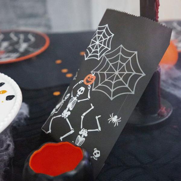 Godteposer Skjelett Halloween
