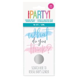 Gender Reveal Skrapekort Girl