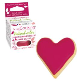Spiselig Pulverfarge Rosa/Rød ScrapCooking