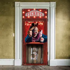 Dørdekorasjon Halloween Sirkus