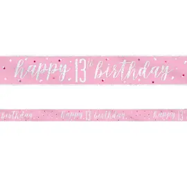 Happy 13th Birthday Banner Rosa & S&oslash;lv